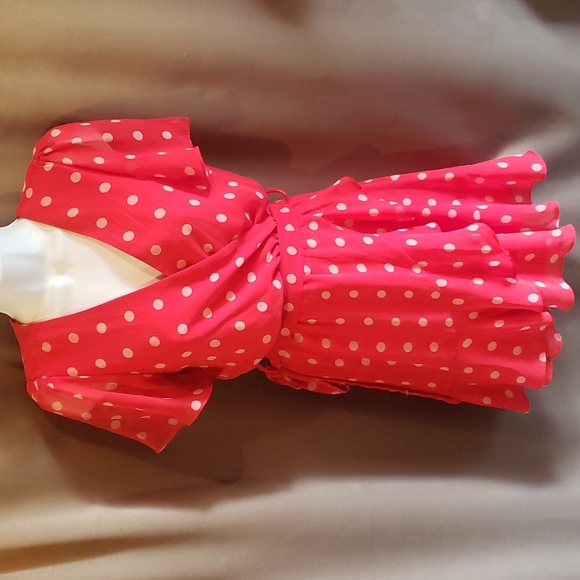 Francesca's Mi Ami Red and White Polka-dot Dress Size XXS - NWT - Picture 2 of 12